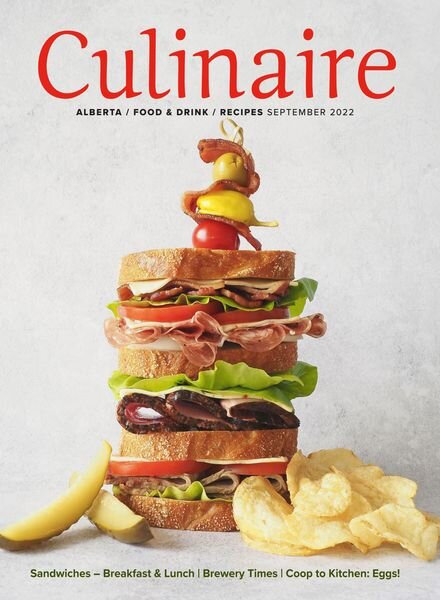 Culinaire Magazine – September 2022 Cover