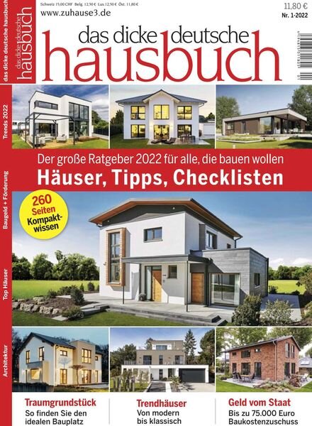Das dicke deutsche Hausbuch – Nr 1 2022 Cover
