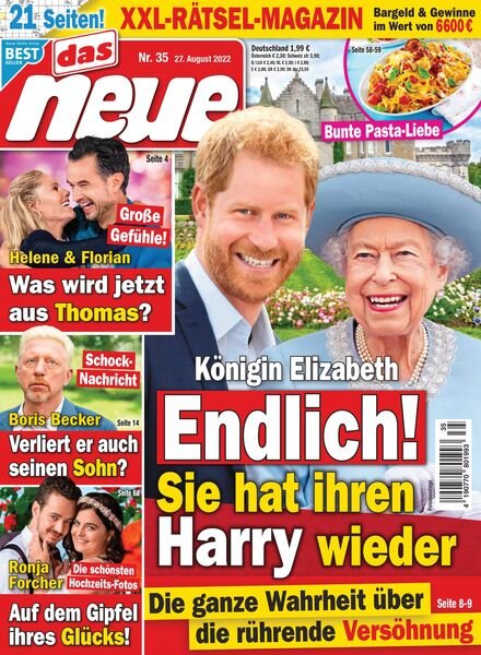 Das Neue – 27 August 2022 Cover