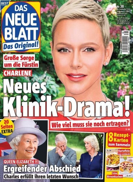 Das Neue Blatt – 14 September 2022 Cover