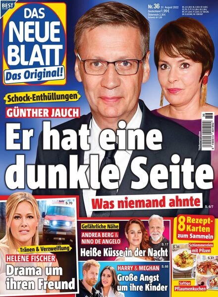 Das Neue Blatt – 31 August 2022 Cover