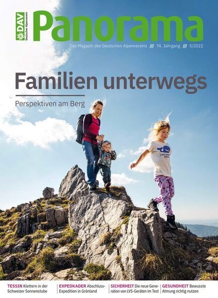 DAV Panorama – September 2022 Cover