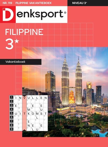 Denksport Filippine 3 Vakantieboek – september 2022 Cover