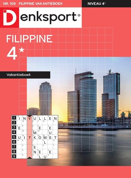 Denksport Filippine 4 Vakantieboek – augustus 2022 Cover