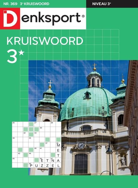 Denksport Kruiswoord 3 – 08 september 2022 Cover