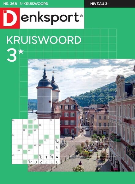 Denksport Kruiswoord 3 – 11 augustus 2022 Cover