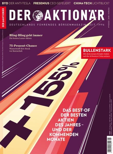 Der Aktionar – 26 August 2022 Cover