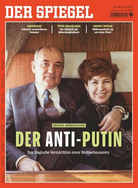 DER SPIEGEL – 03 September 2022 Cover