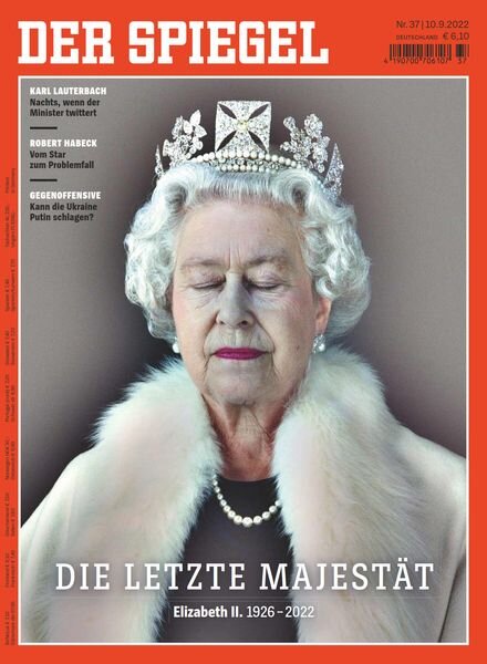 DER SPIEGEL – 10 September 2022 Cover