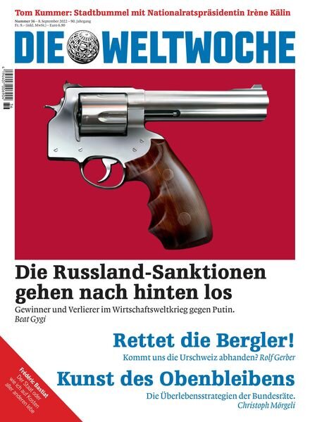 Die Weltwoche – 08 September 2022 Cover