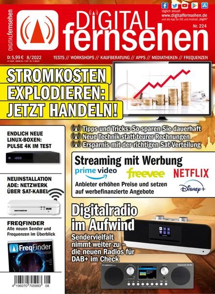 Digital Fernsehen – August 2022 Cover