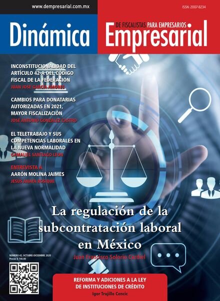 Dinamica Empresarial – octubre 2020 Cover