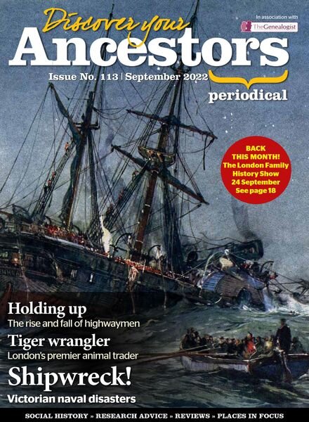 Discover Your Ancestors – September 2022 Cover
