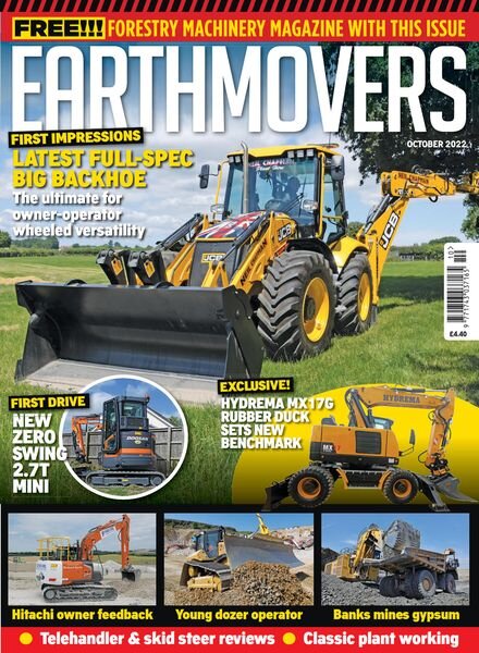 Earthmovers – October 2022 Cover