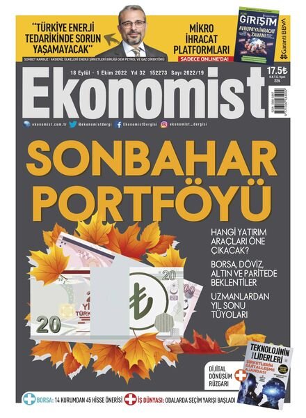 Ekonomist – 18 Eylul 2022 Cover