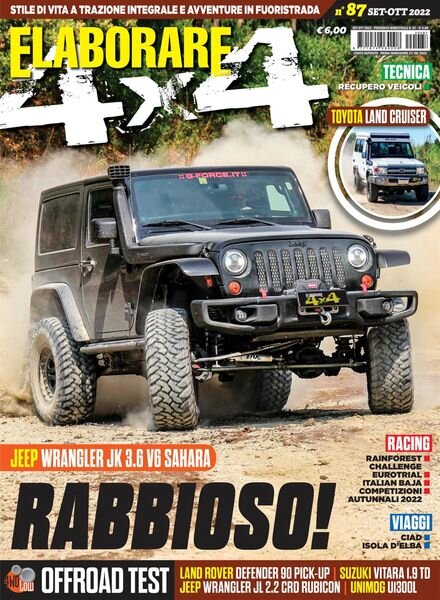 Elaborare 4×4 – Settembre-Ottobre 2022 Cover