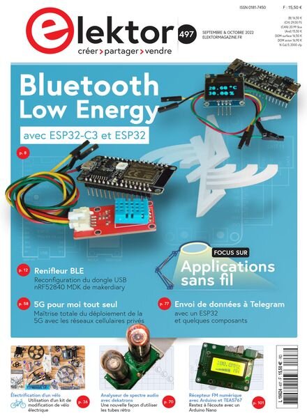 Elektor France – Septembre-Octobre 2022 Cover