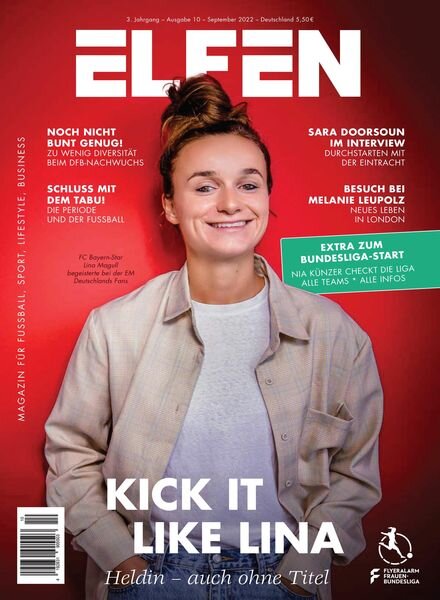 ELFEN – Das Frauenfussball-Magazin – September 2022 Cover