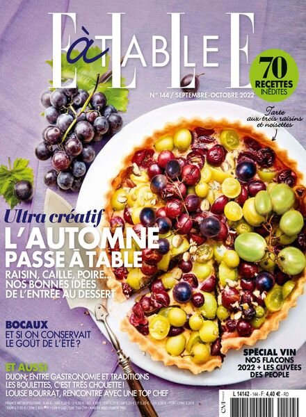 Elle a Table – septembre 2022 Cover