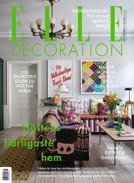 Elle Decoration Sweden – september 2022 Cover