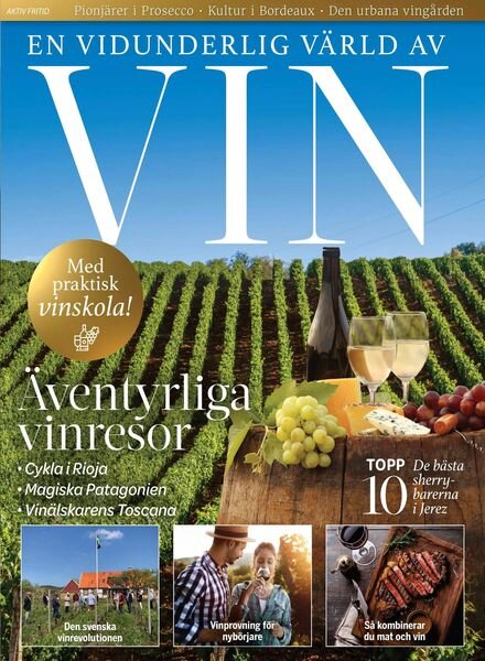 En vidunderlig varld av vin – september 2022 Cover