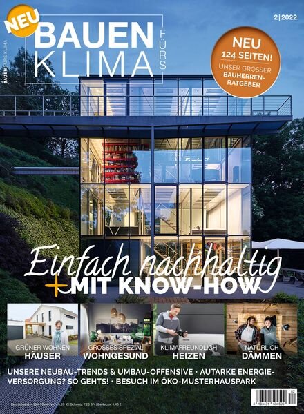Energiesparhauser + Okologisch bauen – September 2022 Cover