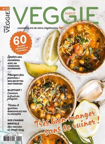 Esprit Veggie – septembre 2022 Cover