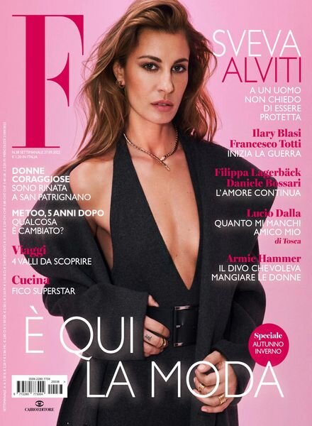 F – 27 Settembre 2022 Cover