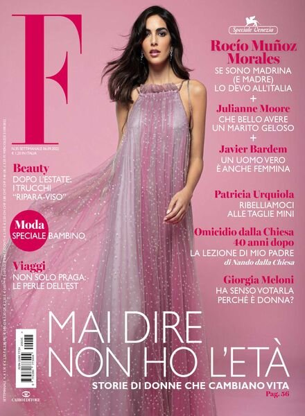 F – 6 Settembre 2022 Cover