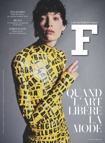 F – L’Art de vivre du Figaro N 30 – Octobre 2022 Cover