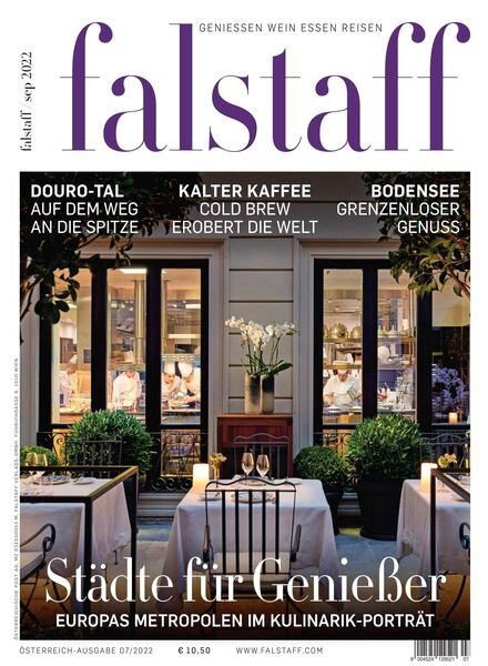falstaff – Oktober 2022 Cover