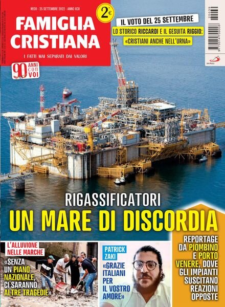 Famiglia Cristiana – 25 Settembre 2022 Cover