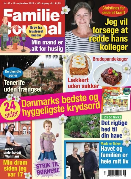 Familie Journal – 19 september 2022 Cover