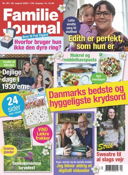 Familie Journal – 29 august 2022 Cover