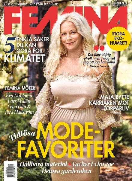 Femina Sweden – september 2022 Cover