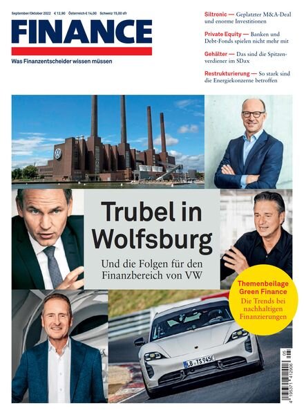 Finance – September 2022 Cover
