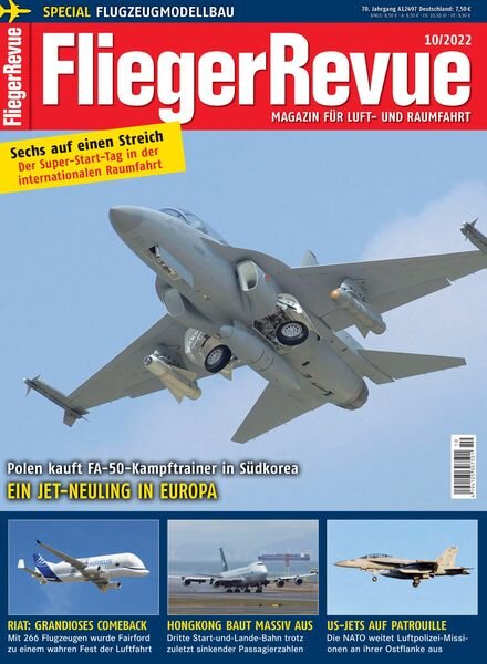 FliegerRevue – Oktober 2022 Cover
