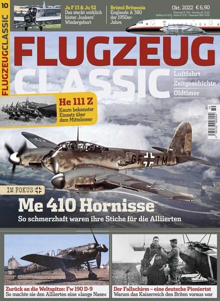 Flugzeug Classic – Oktober 2022 Cover