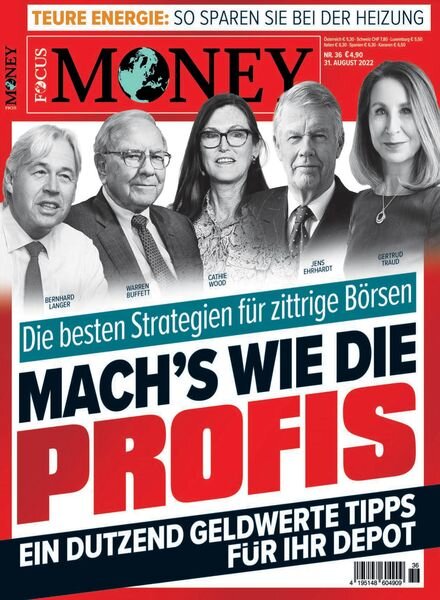 FOCUS-MONEY – 31 August 2022 Cover