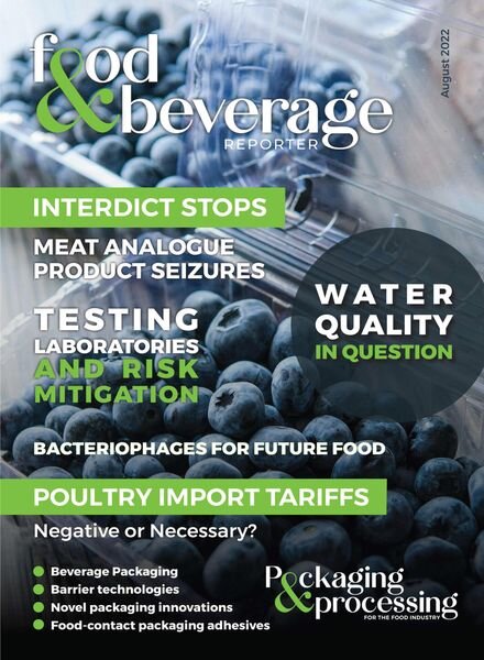 Food & Beverage Reporter – August 2022 Cover