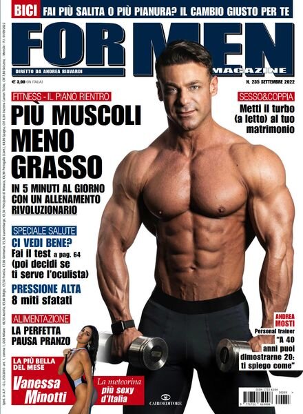 For Men Magazine – Settembre 2022 Cover