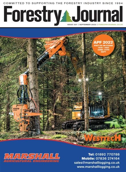 Forestry Journal – September 2022 Cover