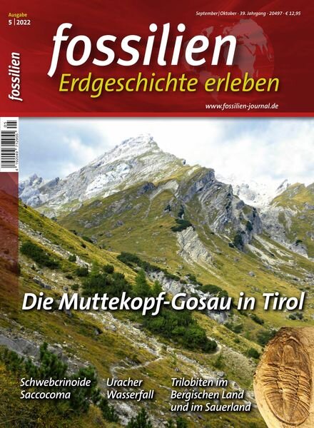 FOSSILIEN – Erdgeschichte erleben – September 2022 Cover