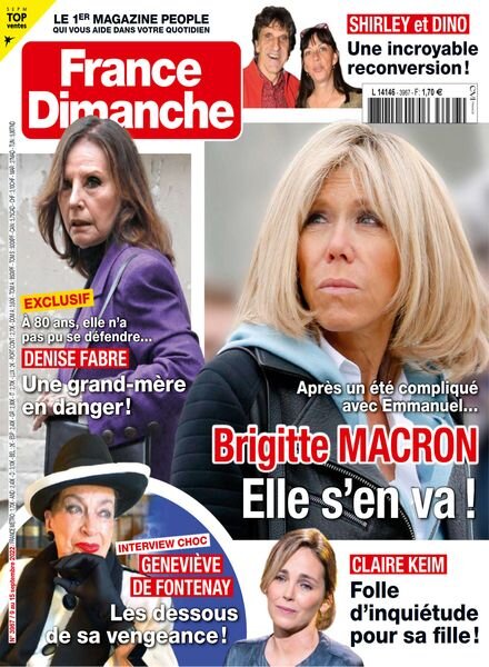 France Dimanche – 09 septembre 2022 Cover