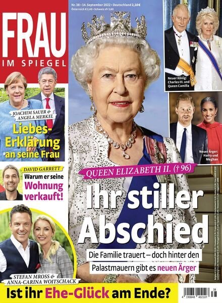 Frau im Spiegel – 14 September 2022 Cover