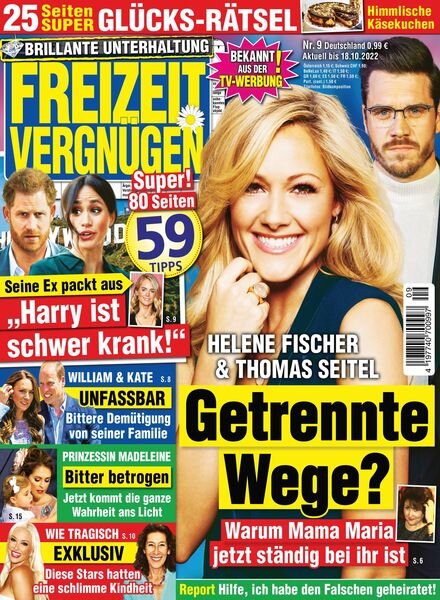 Freizeit Vergnugen – Oktober 2022 Cover