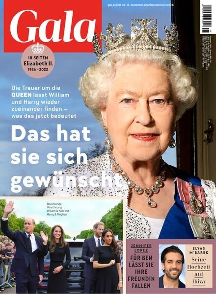 Gala Germany – 14 September 2022 Cover
