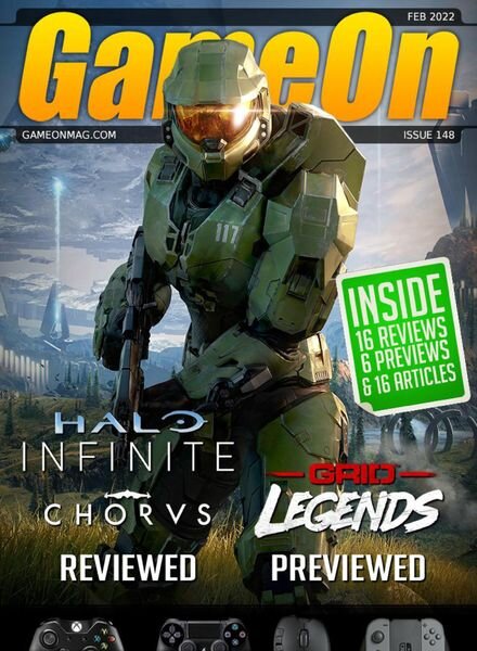 GameOn – Issue 148 – February 2022 Cover