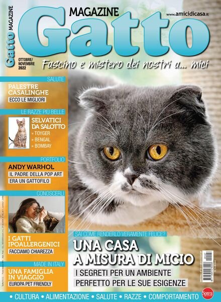 Gatto Magazine – ottobre 2022 Cover