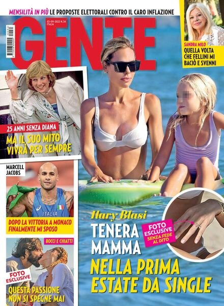 Gente Italia – 03 settembre 2022 Cover